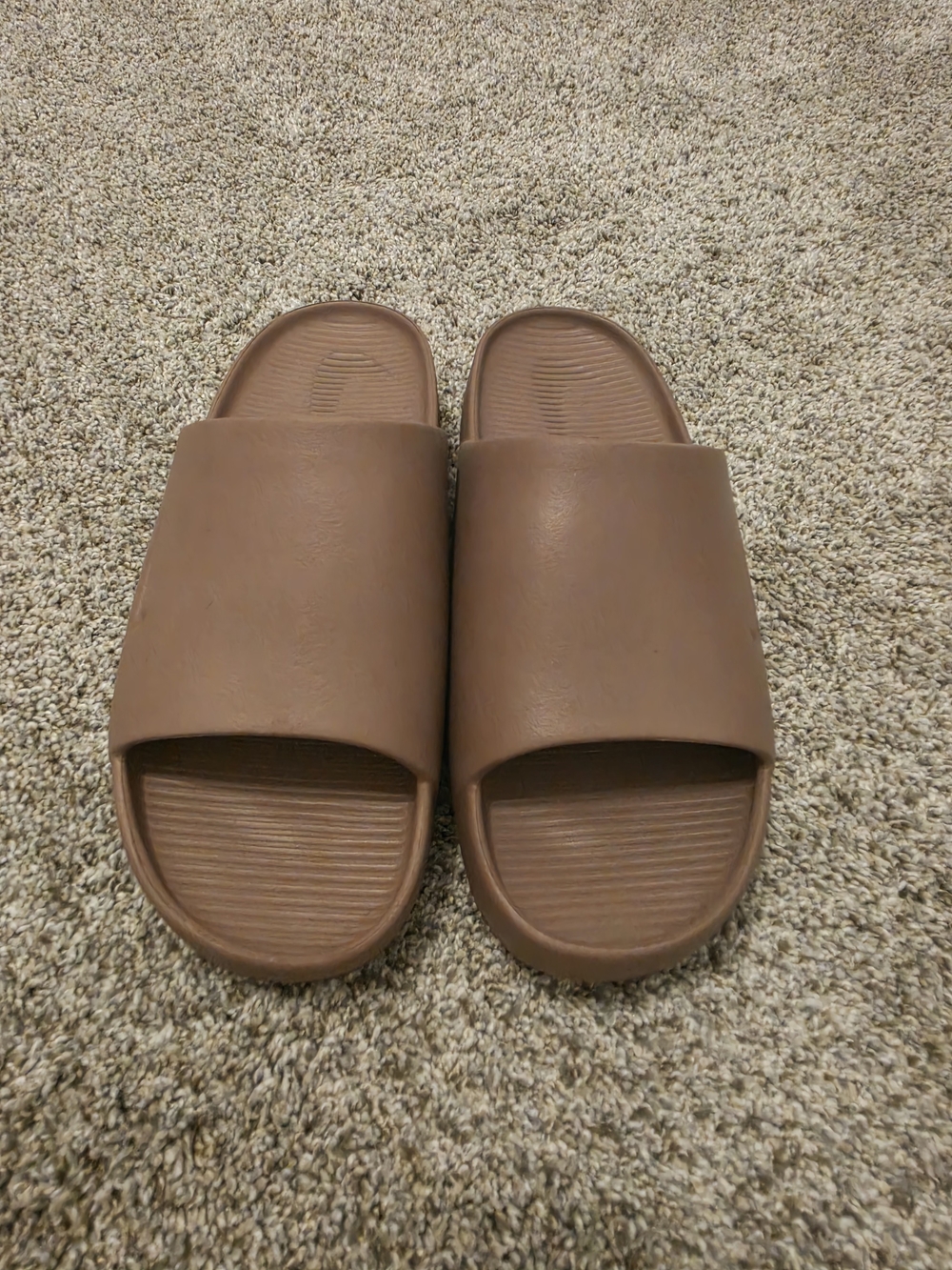 Men's Brown Slide Sandals